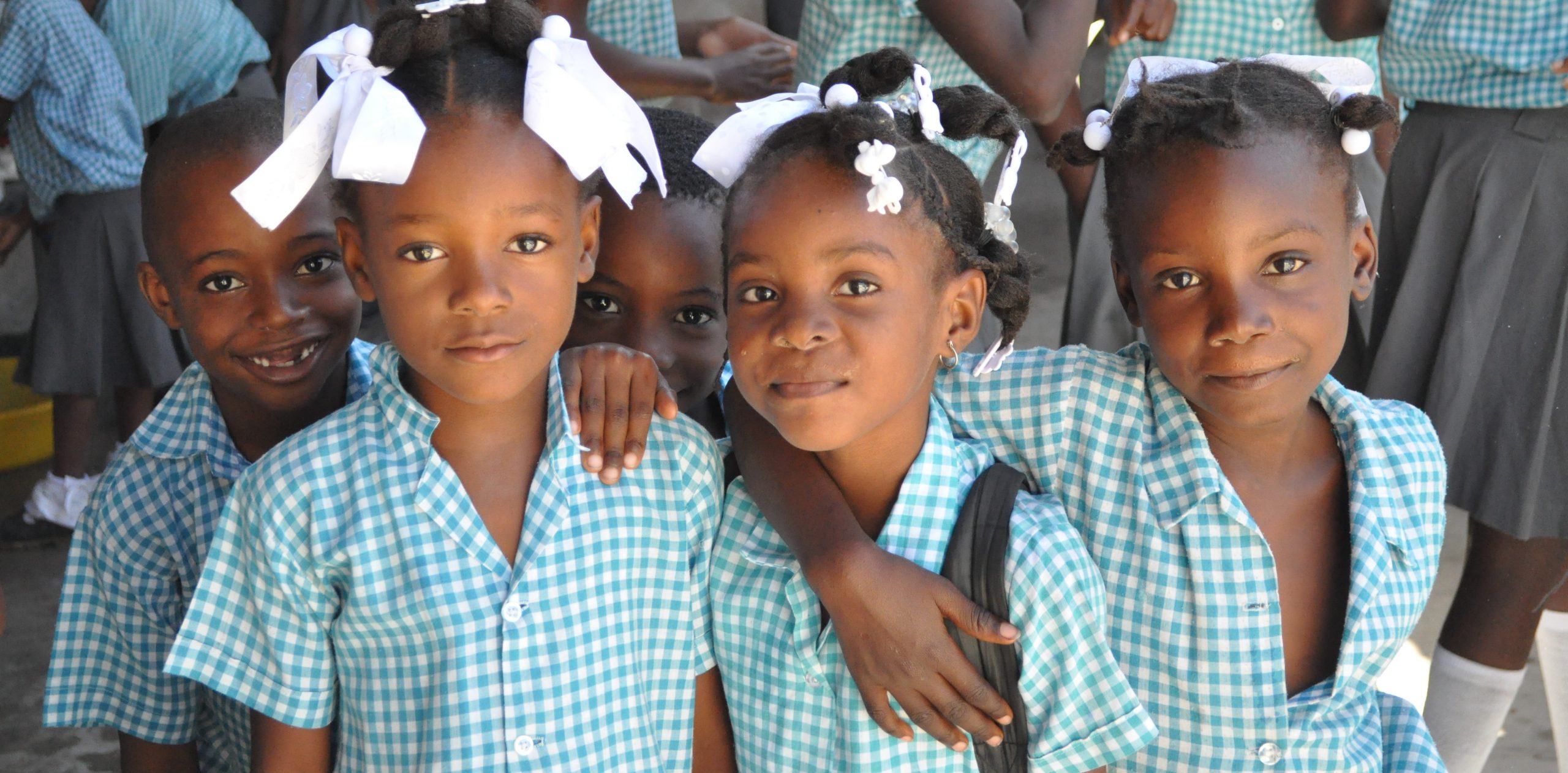 Bambine ad Haiti