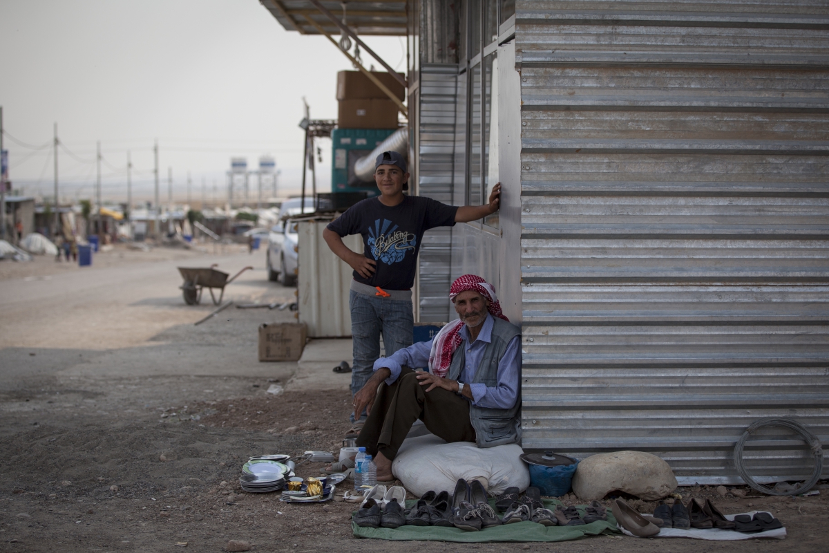 Rifugiati nel campo per i rifugiati di Darashakran