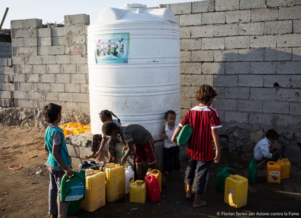 Guerra Yemen: accesso acqua pulita