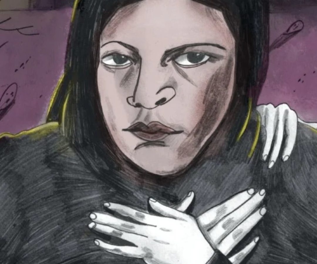 Illustrazione donna a Gaza