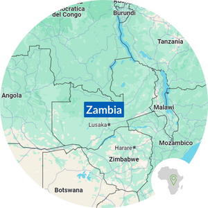 mappa zambia