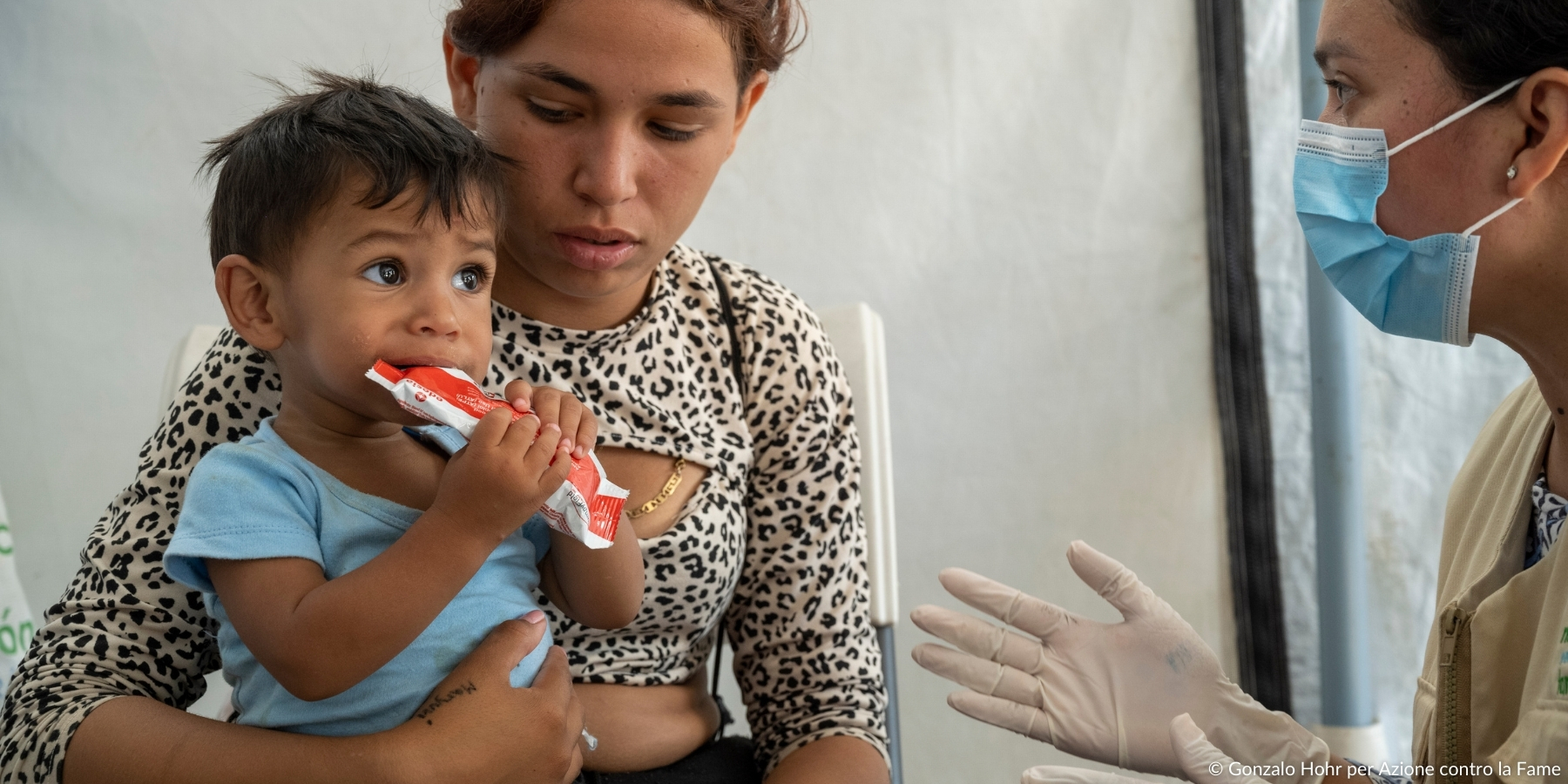 Madre e bambino in Honduras