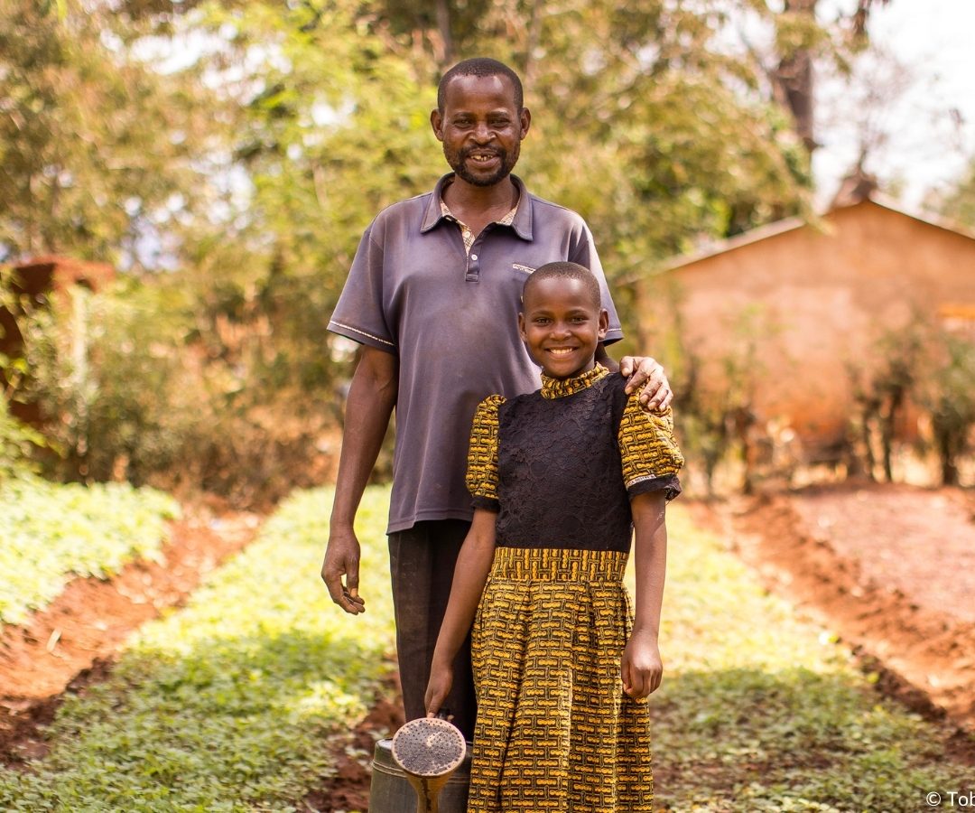 Padre e figlia in Tanzania