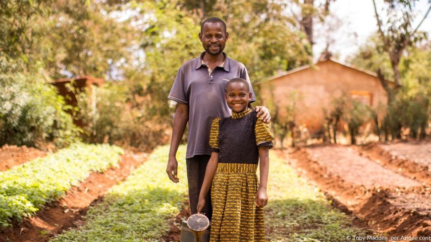 Padre e figlia in Tanzania