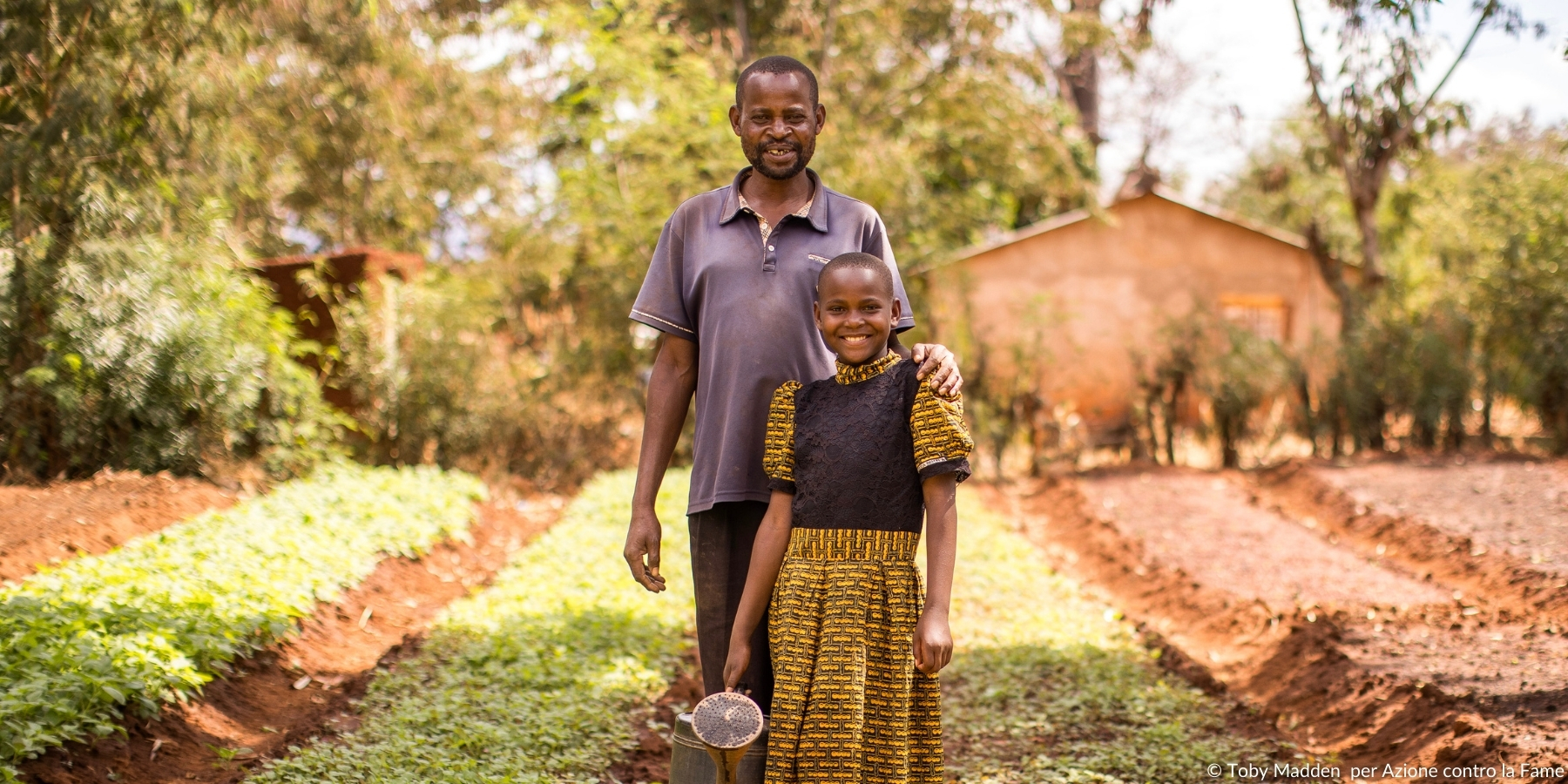 Padre e figlia in Tanzania